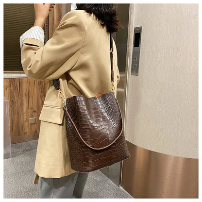 Bucket Tasche Croco
