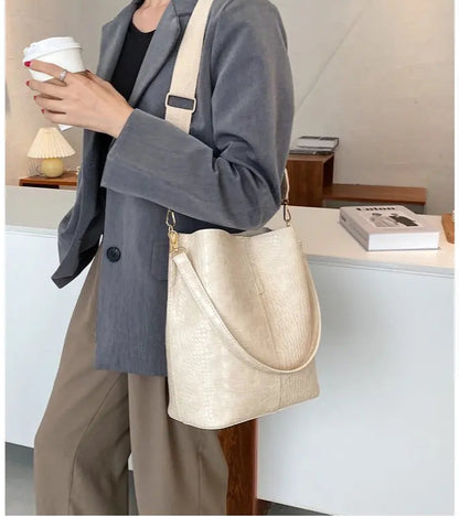Bucket Tasche Croco