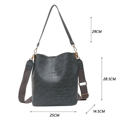 Bucket Tasche Croco