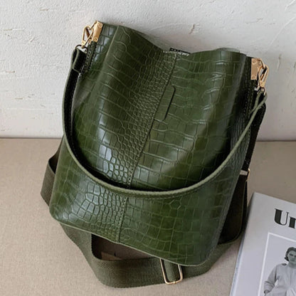 Bucket Tasche Croco