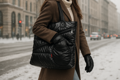 Lifestyle-Bild - Tasche im Winteralltag