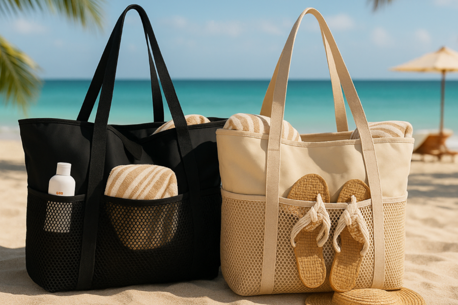 Werbebild für Strandtasche